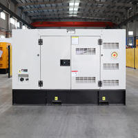 Groupe électrogène diesel silencieux 110 kW 137,5 kVA, groupe électrogène diesel super silencieux triphasé 50 Hz/60 Hz, générateur diesel insonorisé