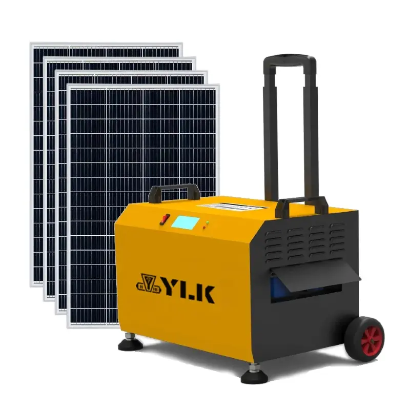 Все в одном для домашнего использования открытый мобильный генератор Lifepo4 аккумулятор для хранения энергии портативная солнечная электростанция 5000 Вт