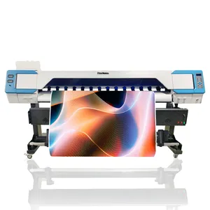 Papier imprimante cosolvant industrial printing machine i3200 eco series vinyl sticker printing machine with xp600 print head