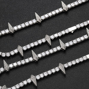 Collar de Cadena de Tenis de 5mm con Circonitas Cúbicas, Estilo Punk y Hiphop, para Hombre y Mujer, Hecho a Mano, Regalo de Aniversario de Bodas - Product Image 6