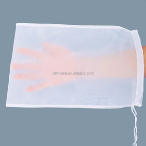 Sac filtrant en nylon personnalisé 90 120 160 190 microns avec cordon <span class=keywords><strong>de</strong></span> serrage pour aquarium, bassin, piscine, haute capacité d'absorption des impuretés - Product Image 1