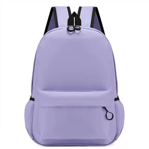 Sac d'école Oxford pour filles Sac à dos à fermeture à glissière avec motif de lettres pour adolescents - Product Image 4