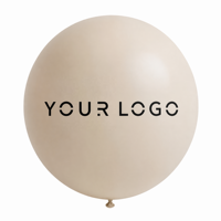 Ballon gonflable géant biodégradable personnalisé imprimé, 90 cm, extra large, épais, avec logo personnalisé, 36 pouces, rond, en latex, pour événement