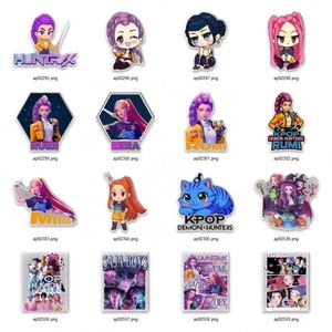 2026 gaya panas akrilik bakiak pesona K pop Demon Hunter <span class=keywords><strong>Charlie</strong></span> Kirk Breezy mangkuk XX disesuaikan grosir logo sepatu pesona - Product Image 4