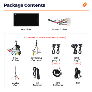 MEKEDE MS Android 14 8G + 256G 8core WiFi 4G Android Auto navigazione Gps per <span class=keywords><strong>Toyota</strong></span> universale vecchia <span class=keywords><strong>Corolla</strong></span> Camry Prado <span class=keywords><strong>RAV4</strong></span> 7 pollici - Product Image 3