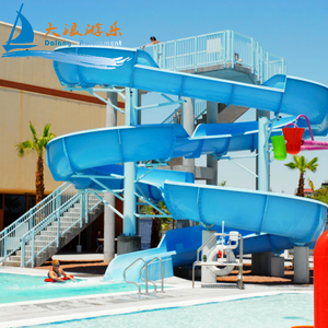 Diapositives de parc aquatique de marque Dalang à vendre, parc d'attractions, balades, toboggan aquatique personnalisable, pour hôtel, parc aquatique d'aventure - Product Image 4