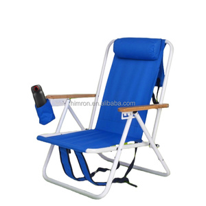 Chaises pliantes de <span class=keywords><strong>camping</strong></span> bleues portables pour loisirs en plein air avec accoudoirs pour le <span class=keywords><strong>camping</strong></span> et les pique-niques - Product Image 1