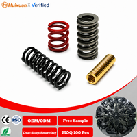 Fabricant OEM de ressorts de compression hélicoïdaux de précision en cuivre à fil plat industriel sur mesure pour machines