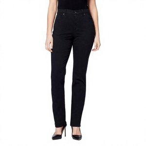 Jean en denim uni coupe droite classique Amanda pour femme Gloria Vanderbilt - Product Image 3