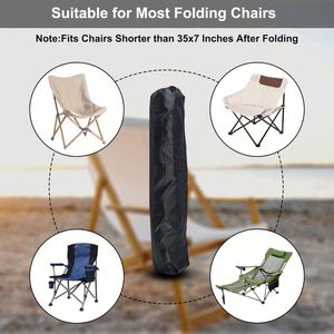 กระเป๋าใส่เก้าอี้แคมป์แบบพับได้ พร้อมสายรัดแบบเชือกสำหรับเก้าอี้สนามพับได้ - Product Image 2