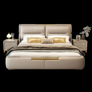 Lits rembourrés sur mesure du fabricant Lits modernes King Size Cadre <span class=keywords><strong>de</strong></span> <span class=keywords><strong>lit</strong></span> avec rangement Ensemble <span class=keywords><strong>de</strong></span> <span class=keywords><strong>lit</strong></span> double nuage avec table <span class=keywords><strong>de</strong></span> chevet - Product Image 3