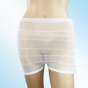 Culotte en maille sans couture <span class=keywords><strong>jetable</strong></span>, short taille haute, sous-vêtements <span class=keywords><strong>de</strong></span> Spa, pour femmes venant d'accoucher - Product Image 1