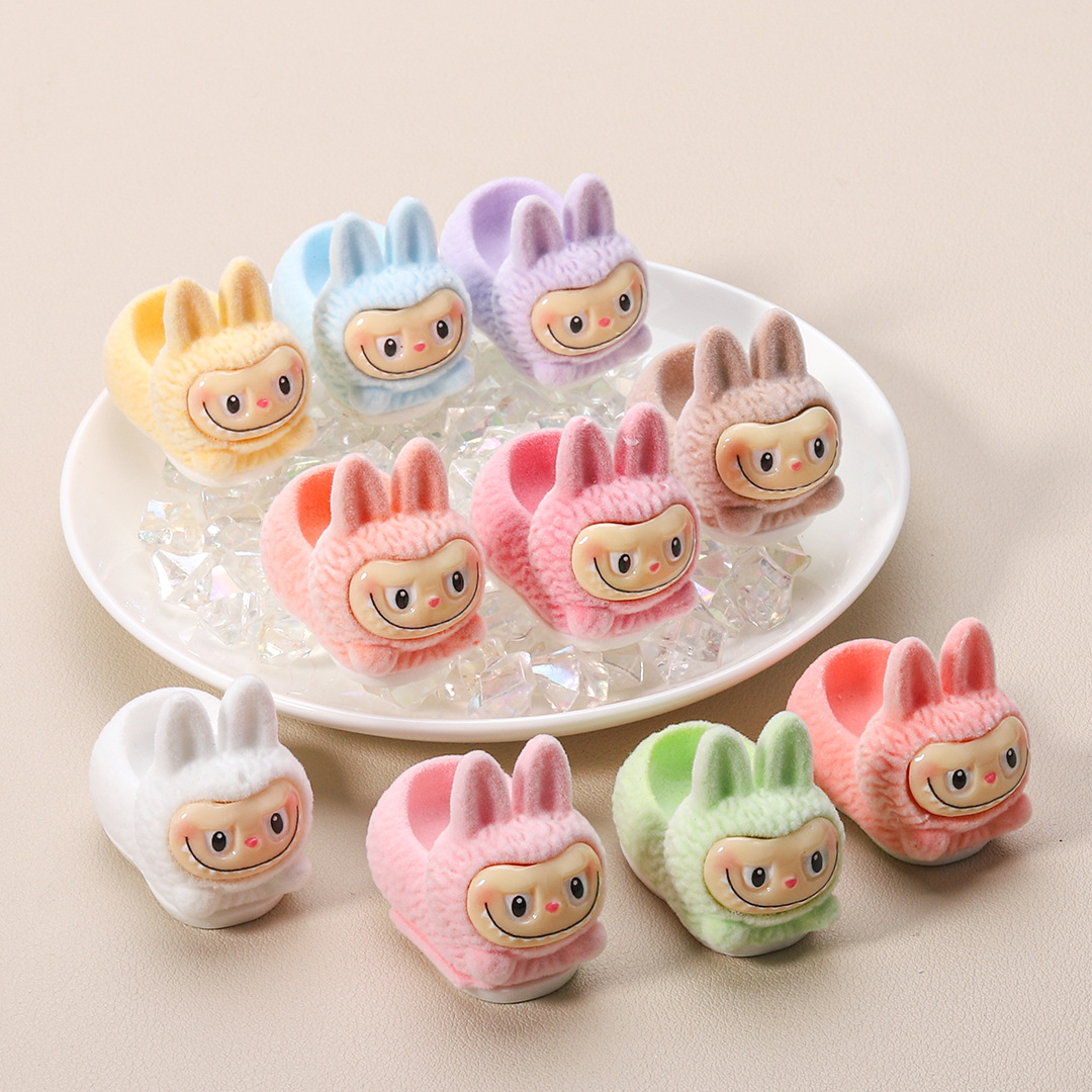 al 2025群がるlabubu座る樹脂人形パーティーかわいいlabubu