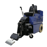 Machine à décapage de sols, profondeur réglable, commande PLC, alimentée par batterie 48V, outil de démolition de carrelage