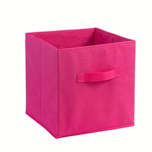 Fabric Storage Organizer Bin <b>File</b> <b>Box</b> Made of Fibreboard and Paper in Stylish Look for Shelf Closet - Product Image 4