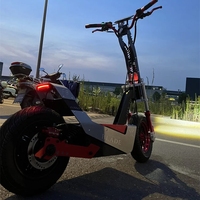 Trottinette électrique pliable Geofought MOQ 1 72V 30-60ah avec batterie au lithium, pneus tout-terrain de 16 pouces, frein à huile, en alliage d'aluminium, pour adultes