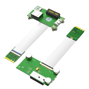 M.2 Key A/E Để Pcie 1X Riser Cable Adapter Với USB 2.0 & 4-Pin Điện Tương Thích Với Pcie 1X/4x/8X/16X Cho Mở Rộng Các Thiết Bị - Product Image 6