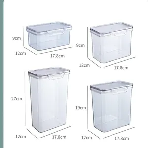 QH6-5018-5021 Fresh box food containers 3 compartment plastic open box 6000 hd vacuum&fresh