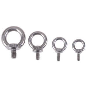 M3 m4 m5 <span class=keywords><strong>m6</strong></span> m8 m10 din580 304 marine en acier inoxydable anneau boucle trou boulons à œil de levage pour câble <span class=keywords><strong>vis</strong></span> à oeil - Product Image 2