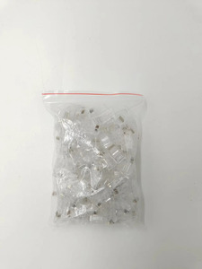 Cat6 Mạng pha lê đầu không được che chở pha lê đầu 6U vàng-mạ 100 cái Bộ - Product Image 2