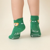 Chaussettes pour bébé de haute qualité, 1 à 7 ans, en coton peigné, respirantes, antidérapantes, jetables, chaussettes courtes pour enfants, dessins animés mignons, animaux