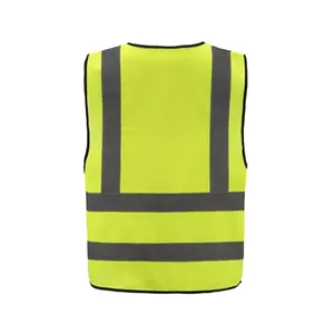 Gilet réfléchissant de construction de sécurité/Gilet réfléchissant de sécurité haute visibilité Vêtements de travail/Logo personnalisé - Product Image 4