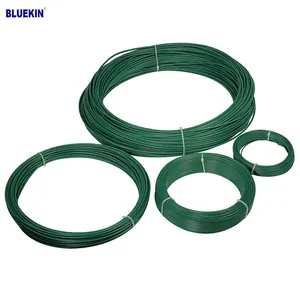 Bán Hot Thổ Nhĩ Kỳ Sản phẩm chất lượng cao mạ kẽm PVC tráng dây gi dây với lớp phủ PVC