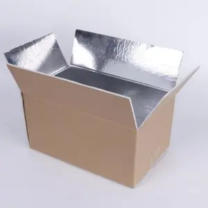 食品级定制折叠牛皮纸箱冷冻食品盒包装用于冷冻食品的肉类纸包装盒