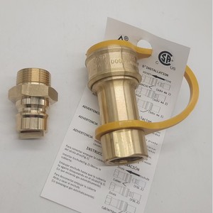 Adaptateur de bouteille de gaz en laiton 3/8, coupleur à connexion rapide pour kit de conversion de recharge de propane - Product Image 3