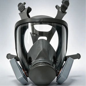 Respirator Wajah Penuh APD Keselamatan, Kompatibel Filter ABEK, Pelindung Multi-Gas, Kelas Industri untuk Pekerjaan Kimia Berbahaya - Product Image 4