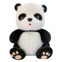 Mini bébé personnalisé Panda réconfortant peluche animal en peluche super doux lavé PP coton polyester matériel de noël