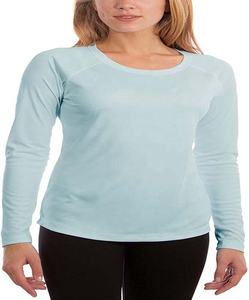 Chemise à manches longues pour femmes, décontractée, grande taille, manches longues, coupe ample, couleur unie, broderie de logo - Product Image 1