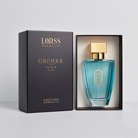 Botol parfum kaca Mini kosong unik isi ulang 10ml 20ml 30ml 15ml 100ml kustom grosir 50ml mewah