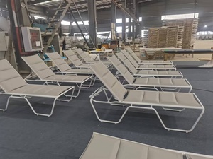 Luxe Tuin Ligstoelen Zwembad Bed Ligstoel Meubelen Hotels Waterparken Hotsale Stapelbare Strand Outdoor Stoel <span class=keywords><strong>Lounge</strong></span> - Product Image 3