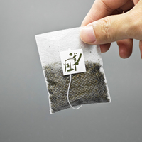 Sachets de thé en fibre de maïs jetables, filtres thermoscellables, infuseurs vides, emballage en rouleau de maille, approvisionnement direct usine