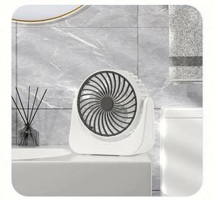 Portable 3-Speed USB <b>Desk</b> Fan - 5.5 Inch Small Personal Cooling Fan with Strong Airflow & Quiet Operation - Product Image 4