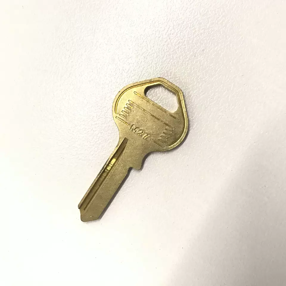 Clé en laiton de cadenas vierge M27 Master Key de remplacement pour ILCO