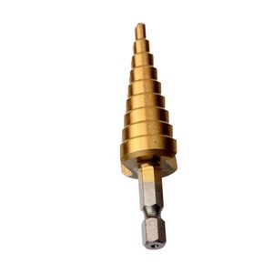 <b>Step</b> <b>Drill</b> Bit Hex Shank Steel Counterbore <b>Drill</b> For Metal Wood Hole Opening Tool - Product Image 2