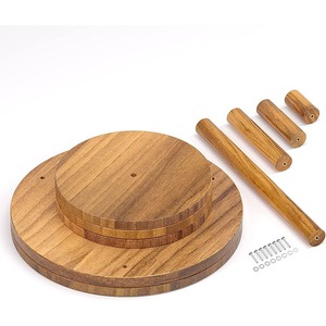 Gỗ Bánh Đứng Trang Trại Khay Tầng Trang Trí Nội Thất Cho Sinh Nhật Tốt Nghiệp Bé Tắm Trà Đảng 4 <span class=keywords><strong>Tier</strong></span> Vòng Cupcake Tháp Đứng - Product Image 5