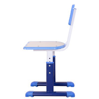 Ensemble de mobilier scolaire ergonomique en bois pour salle de classe : table et chaise double pour enfants