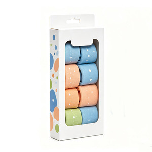 Customizable Kraft Paper Towel Box with PVC <b>Window</b> Recyclable and Embossable for Paper Towel Packaging Support - Product Image 1