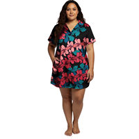 Nouvelle robe de plage Plumeria sexy à col rabattu 2026, vêtements polynésiens, robes à motifs tribaux hawaïens, grande taille, robe personnalisée