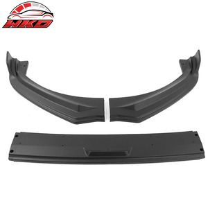 Lèvre de pare-chocs avant pour Ford Mustang Mach-E 2021-2025 Style IKON 3 pièces PP Noir mat Diffuseur Garde-boue - Product Image 4