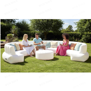 Gradas Inflables Portátiles de PVC para Exteriores, Silla de Cine, Asientos Plegables Tipo Sofá para <span class=keywords><strong>TV</strong></span> con Toldo para Cualquier Deporte - Product Image 6