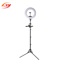 Approvisionnement d'usine 220v 96w professionnel LED lumière anneau éclairage lampe 18 pouces vidéo Studio LED anneau lumineux pour maquillage