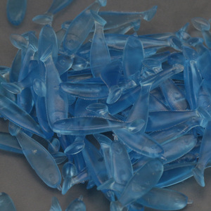 Señuelo Suave en Forma de Pez de 2.5cm, Cebo de Silicona para Pesca de Lubina, Uso en Agua Dulce y Salada, Color Pez Azul Pequeño - Product Image 2