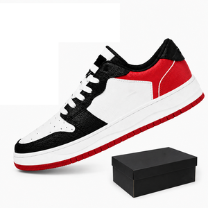 Baskets basses classiques en cuir pour le skate et le basketball, unisexe, respirantes, antidérapantes, à semelle plate, chaussures décontractées, prêtes à être expédiées - Product Image 5