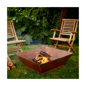 Brisseuse à charbon de bois w en métal naturel, grande taille, pour l'extérieur, résiste à la rouille, pour <span class=keywords><strong>Barbecue</strong></span> - Product Image 2