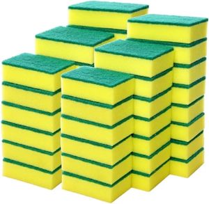 10pcs/bag <b>Environment</b> Friendly High Water Absorption Household Kitchen Cleaning Sponge Scourer Customized Wholesale Sponge Sink - Product Image 3