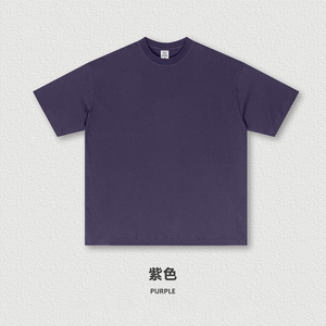 Camiseta de punto extragrande personalizada al por mayor con bordado 3D transpirable de chenilla unisex para hombre 100% algodón - Product Image 3